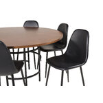 Round dining set (copenhagen, polar)