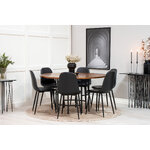 Round dining set (copenhagen, polar)