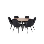 Round dining set (copenhagen, velvet deluxe)