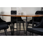 Round dining set (copenhagen, velvet deluxe)