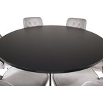 Round dining set (copenhagen, velvet deluxe)