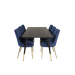 Rectangular dining set (dip, velvet deluxe)