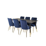 Rectangular dining set (dip, velvet deluxe)