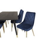 Rectangular dining set (dip, velvet deluxe)