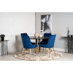 Round dining set (dip, velvet deluxe)