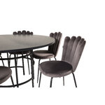 Round dining set (copenhagen, limhamn)