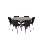 Round dining set (copenhagen, limhamn)