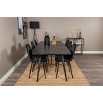 Rectangular dining set (gold, polar)