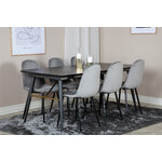 Rectangular dining set (gold, polar)