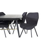 Rectangular dining set (gold, gemma)