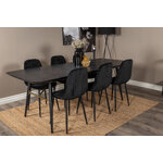 Rectangular dining set (gold, polar)