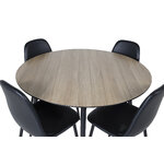 Round dining set (silar, polar)