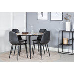 Round dining set (silar, polar)