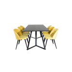 Rectangular dining set (marina, velvet)