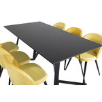 Rectangular dining set (marina, velvet)