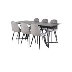 Rectangular dining set (marina, polar)