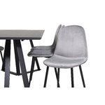 Rectangular dining set (marina, polar)