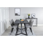 Rectangular dining set (marina, polar)