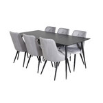 Rectangular dining set (silar, velvet deluxe)