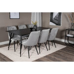 Rectangular dining set (silar, velvet deluxe)