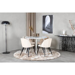 Round dining set (plaza, velvet)