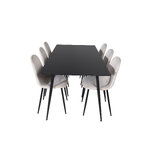 Rectangular dining set (silar, polar)