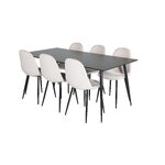 Rectangular dining set (silar, polar)