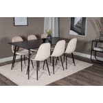 Rectangular dining set (silar, polar)