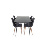 Rectangular dining set (silar, polar)