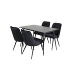 Rectangular dining set (silar, velvet deluxe)