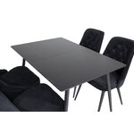 Rectangular dining set (silar, velvet deluxe)