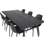 Rectangular dining set (sleek, polar)