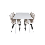 Rectangular dining set (polar, polar)