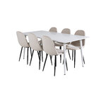 Rectangular dining set (polar, polar)