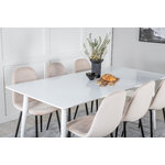 Rectangular dining set (polar, polar)