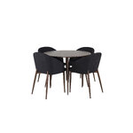 Round dining set (plaza, arch)