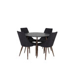 Round dining set (plaza, leone)