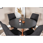 Round dining set (plaza, leone)