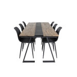 Rectangular dining set (jakarta, polar)