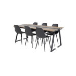 Rectangular dining set (jakarta, polar)