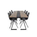 Rectangular dining set (jakarta, polar)