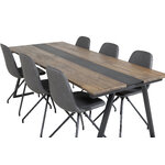 Rectangular dining set (jakarta, polar)