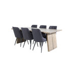 Rectangular dining set (logger, velvet deluxe)