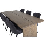 Rectangular dining set (logger, velvet deluxe)