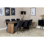 Rectangular dining set (logger, velvet deluxe)