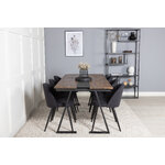 Rectangular dining set (jakarta, velvet)