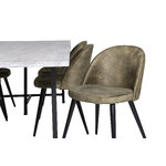 Rectangular dining set (jepara, velvet)