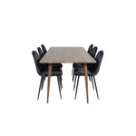 Rectangular dining set (polar, polar)