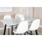 Rectangular dining set (estelle, polar)