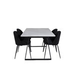 Rectangular dining set (estelle, wrinkles)